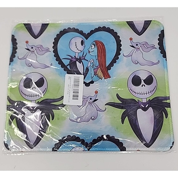 The Unbranded Brand Other - JACK & SALLY NIGHTMARE BEFORE CHRISTMAS CUSTOM PC MOUSEPAD DESK MAT 10.